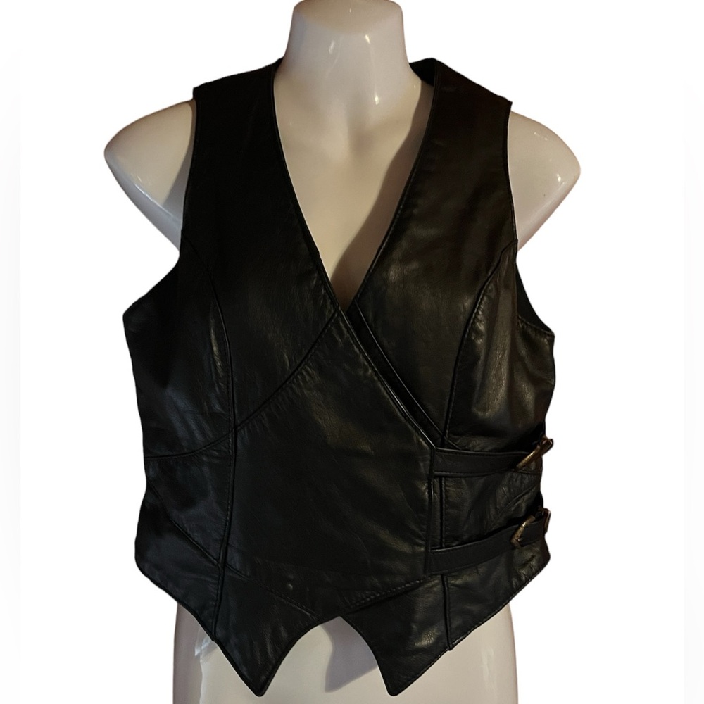 Ladies Leather Vest The Leather Ranch size Small